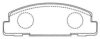 SUZUK 0449187201 Brake Pad Set, disc brake